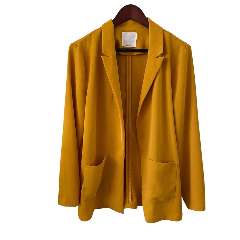 Elodie Orange Lightweight Blazer Women's Size Medium